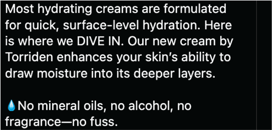 Ejemplo de copywriting en inglés